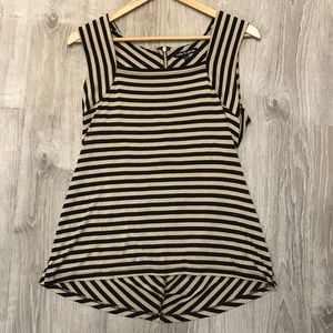 Cable & Gauge Striped Sleeveless Top